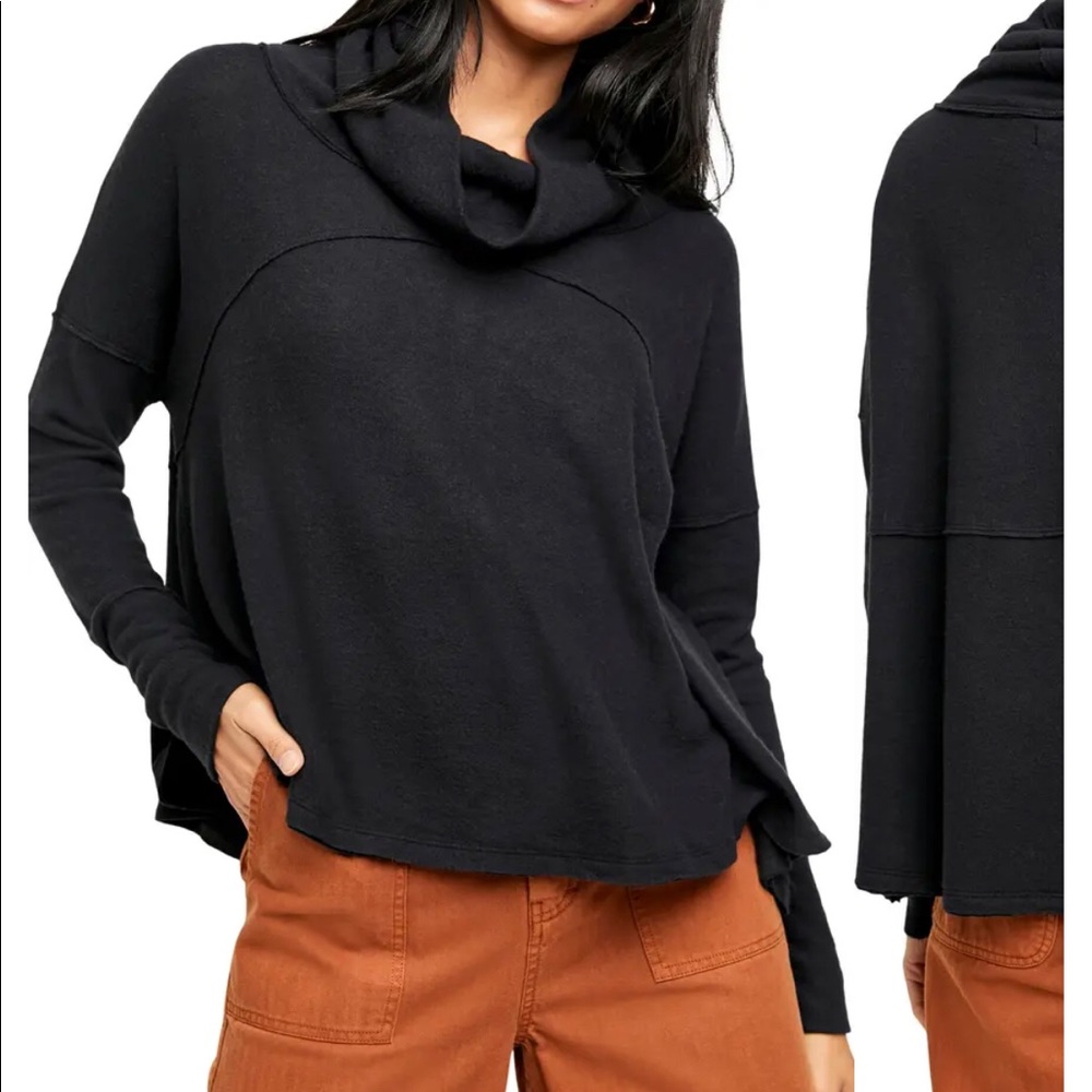 Free People Waffle knit thermal